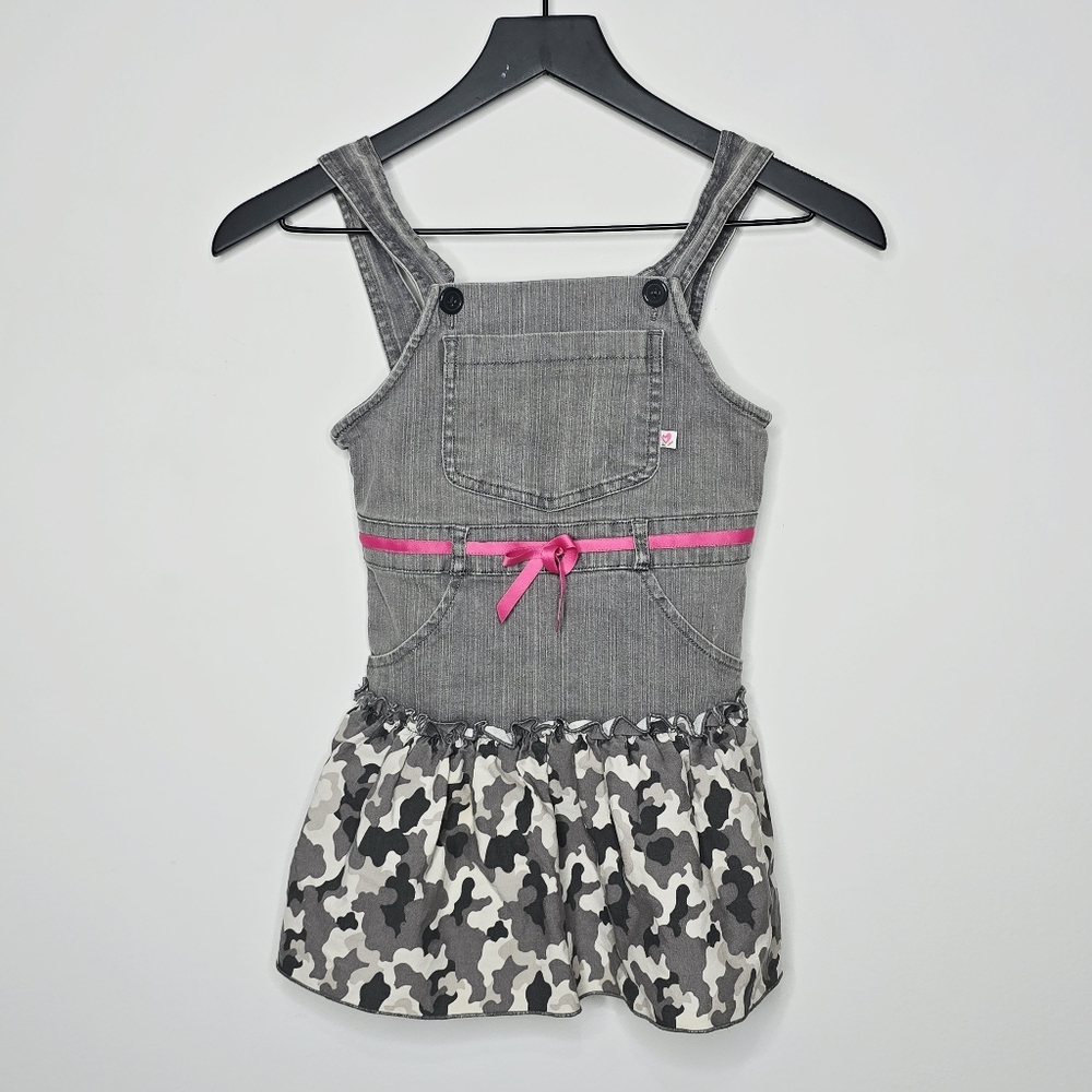 American Girl Bitty Baby Denim Jumper Dress Size 6